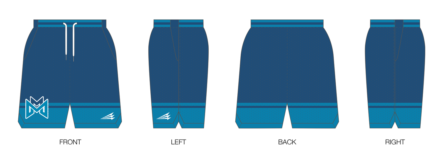 Midwest Mayhem Custom Retro Mesh Shorts #MS1
