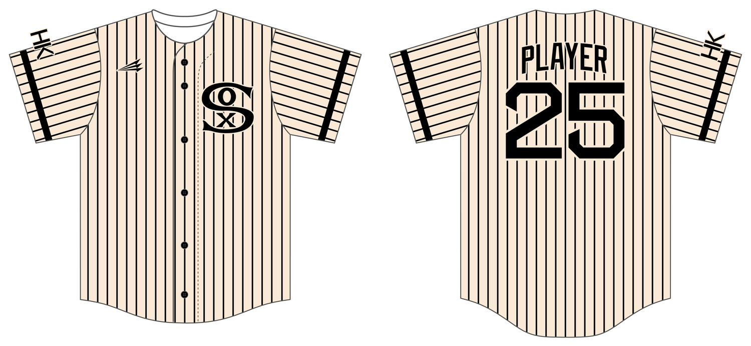 Hawaii Kai White Sox Custom HexaFlex Baseball Jersey #J3B