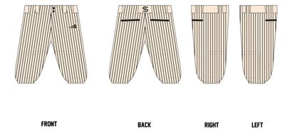 Hawaii Kai White Sox Custom Knickers Baseball Pant #BP3B