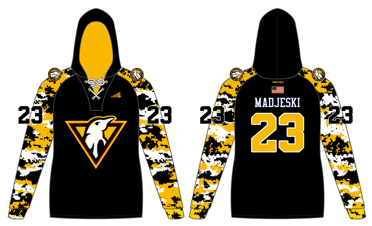 Wilkes-Barre Jr. Pens Custom Hockey Hoodie #HH9