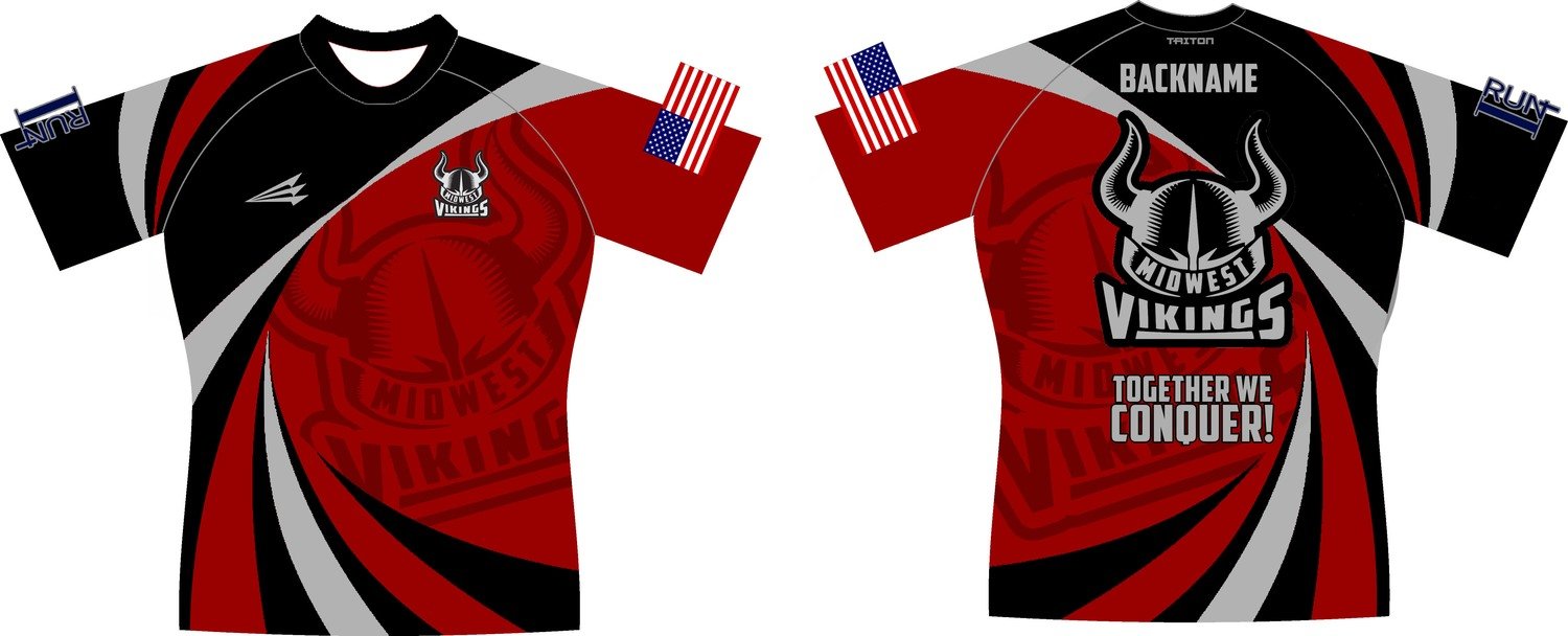 Midwest Vikings Custom Pro Premier OCR Jersey #1