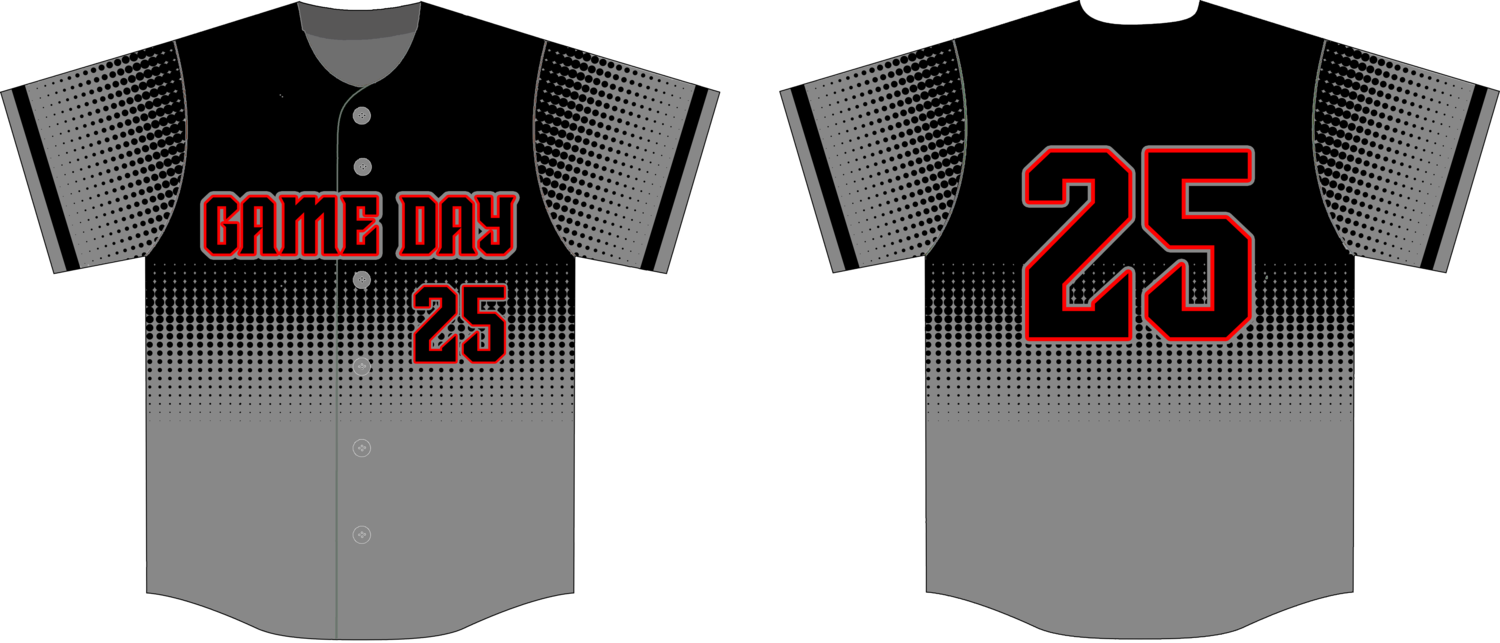 Game Day Custom NanoDri Baseball Jersey Design #2C