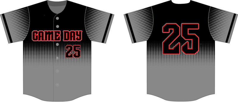Game Day Custom NanoDri Baseball Jersey Design #2C