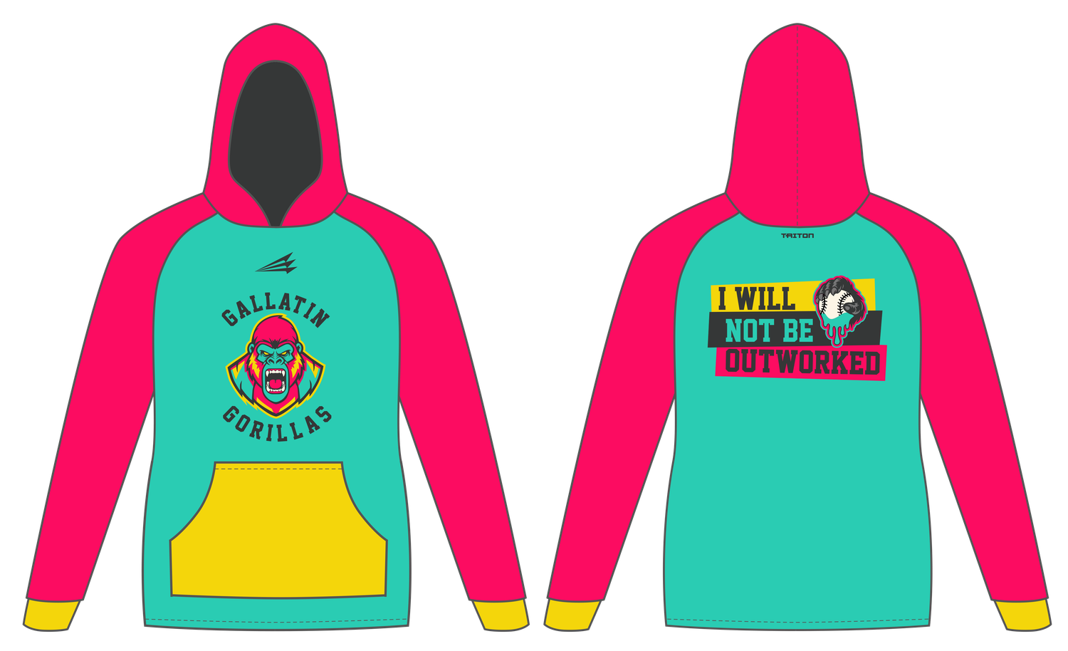 Gallatin Gorillas Custom Vulcan Hoodie #VH1