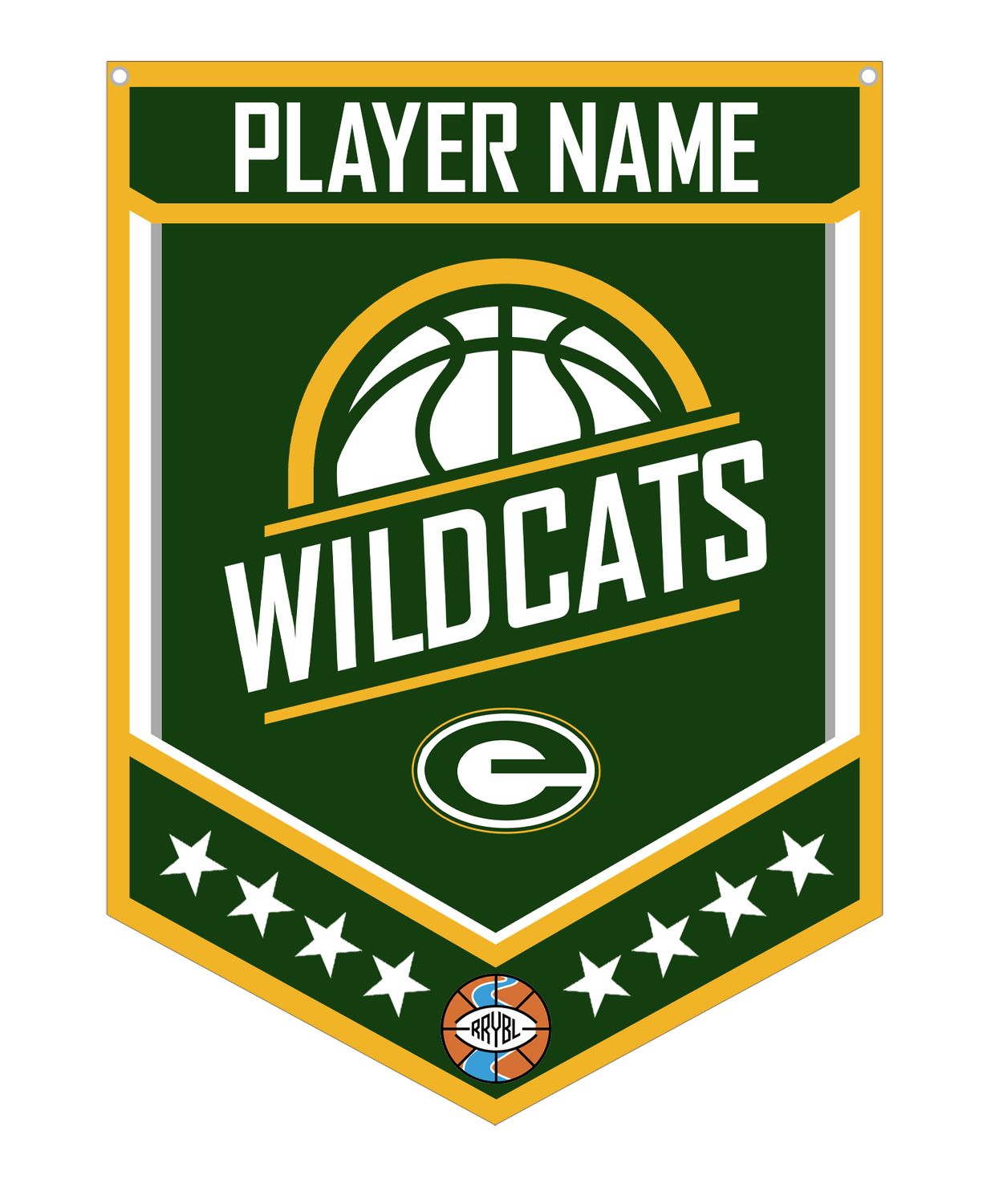 Edgewood Wildcats RRYBL Custom Banner