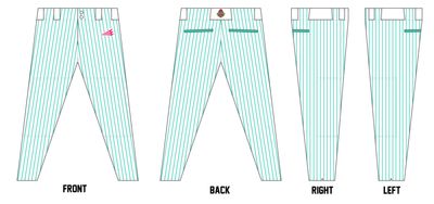 Gallatin Gorillas Custom Athletic Cut Baseball Pant #BP3E