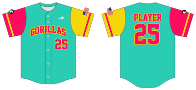 Gallatin Gorillas Custom HexaFlex Baseball Jersey #J2D