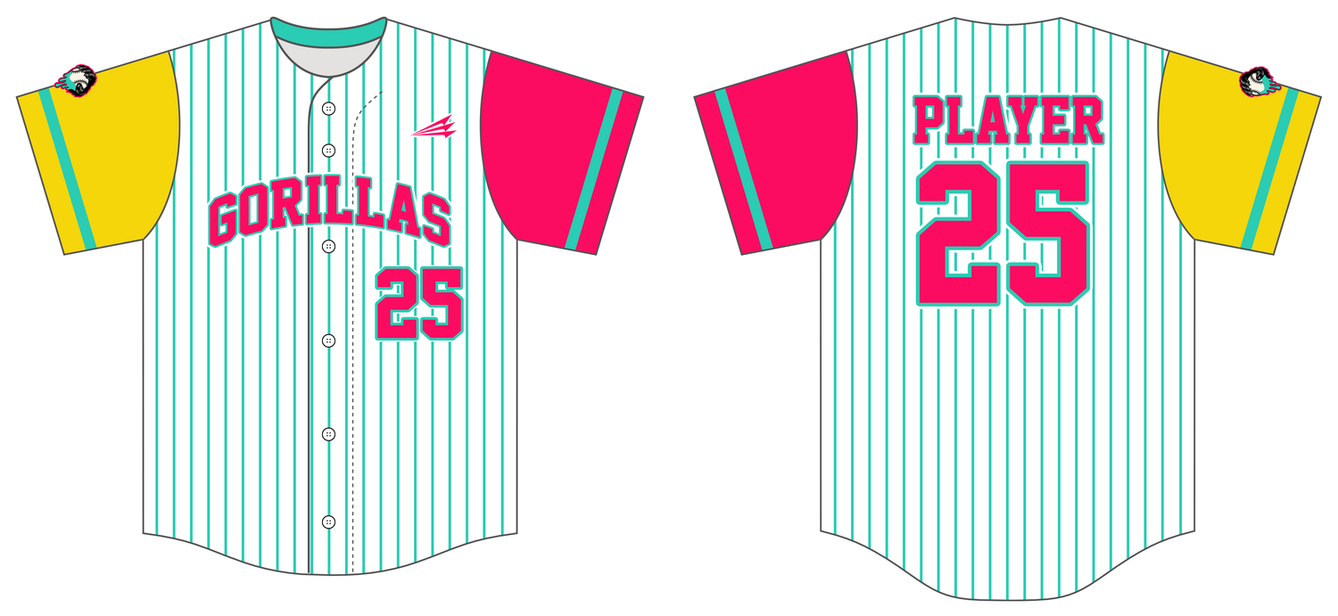 Gallatin Gorillas Custom HexaFlex Baseball Jersey #J3F