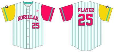 Gallatin Gorillas Custom HexaFlex Baseball Jersey #J3F