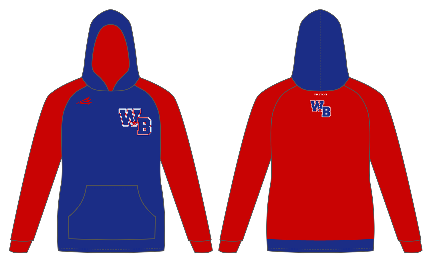 Western Boone County Stars Custom Vulcan Hoodie #VH1