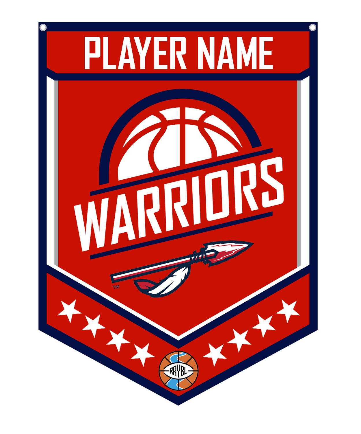 Lee-Scott Warriors RRYBL Custom Banner