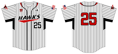 Terrace Hawks Baseball Custom HexaFlex Baseball Jersey #J3C