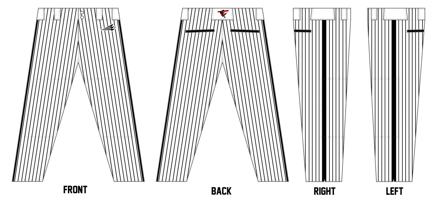 Terrace Hawks Baseball Custom Athletic Cut Baseball Pant #BP3C
