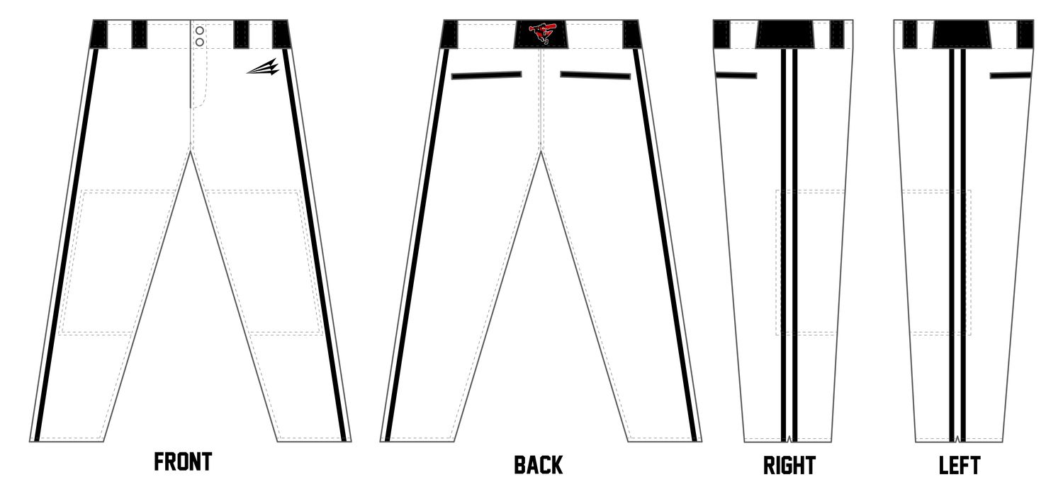 Terrace Hawks Baseball Custom Athletic Cut Baseball Pant #BP1C