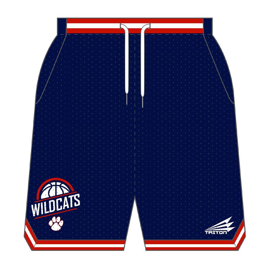 Trinity Wildcats RRYBL Custom Retro Mesh Shorts