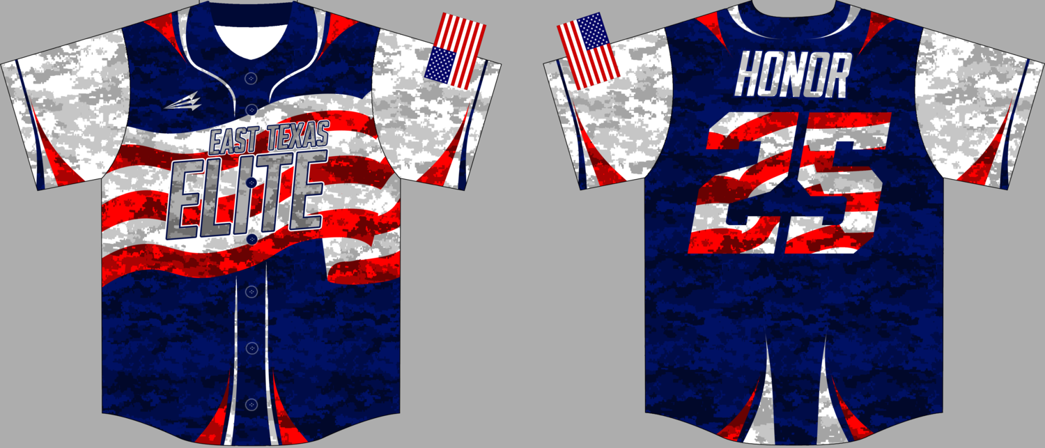 East Texas Elite Custom NanoDri Baseball Jersey #1