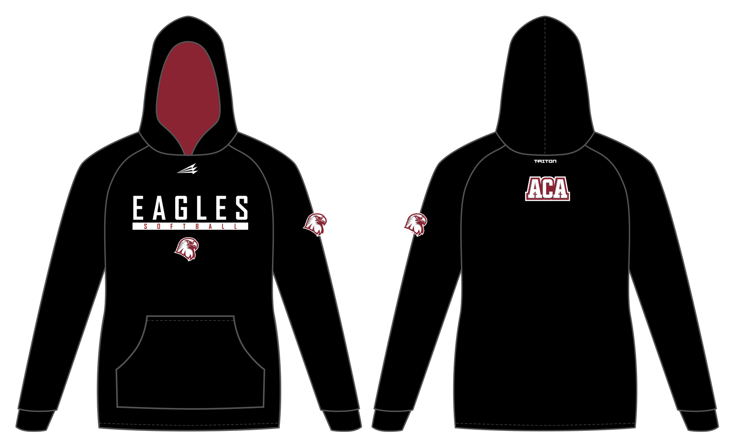 ACA Softball Custom Vulcan Hoodie