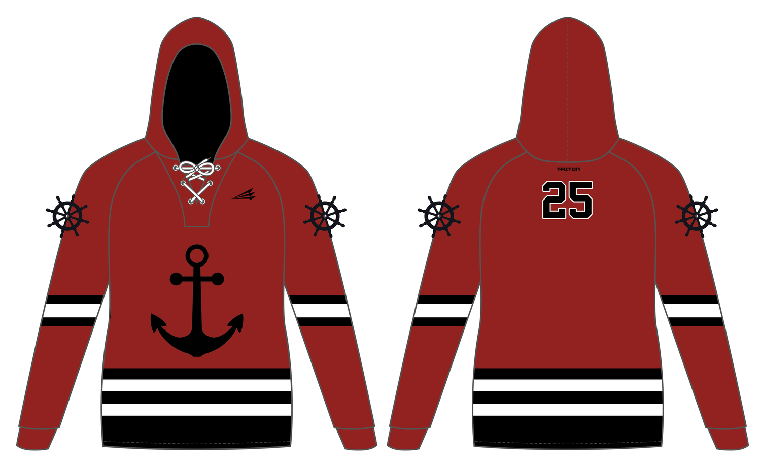 Magnolia State Custom Hockey Hoodie #HH1