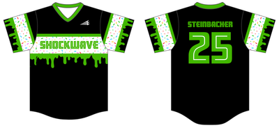 Gig Harbor Shockwave Custom NanoDri Baseball Jersey #J1c