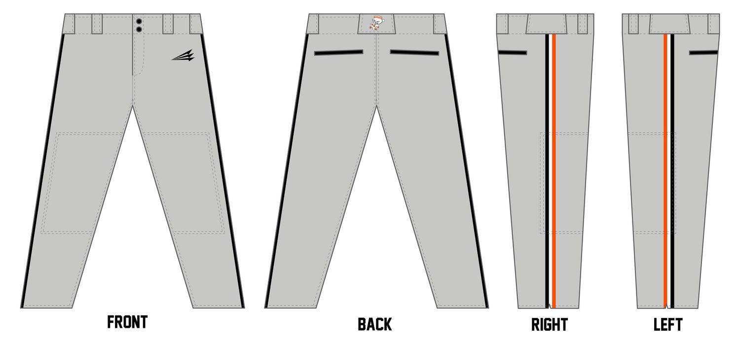 Cyclones Baseball Custom Athletic Cut Baseball Pant #BP2E