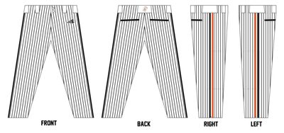 Cyclones Baseball Custom Athletic Cut Baseball Pant #BP2D