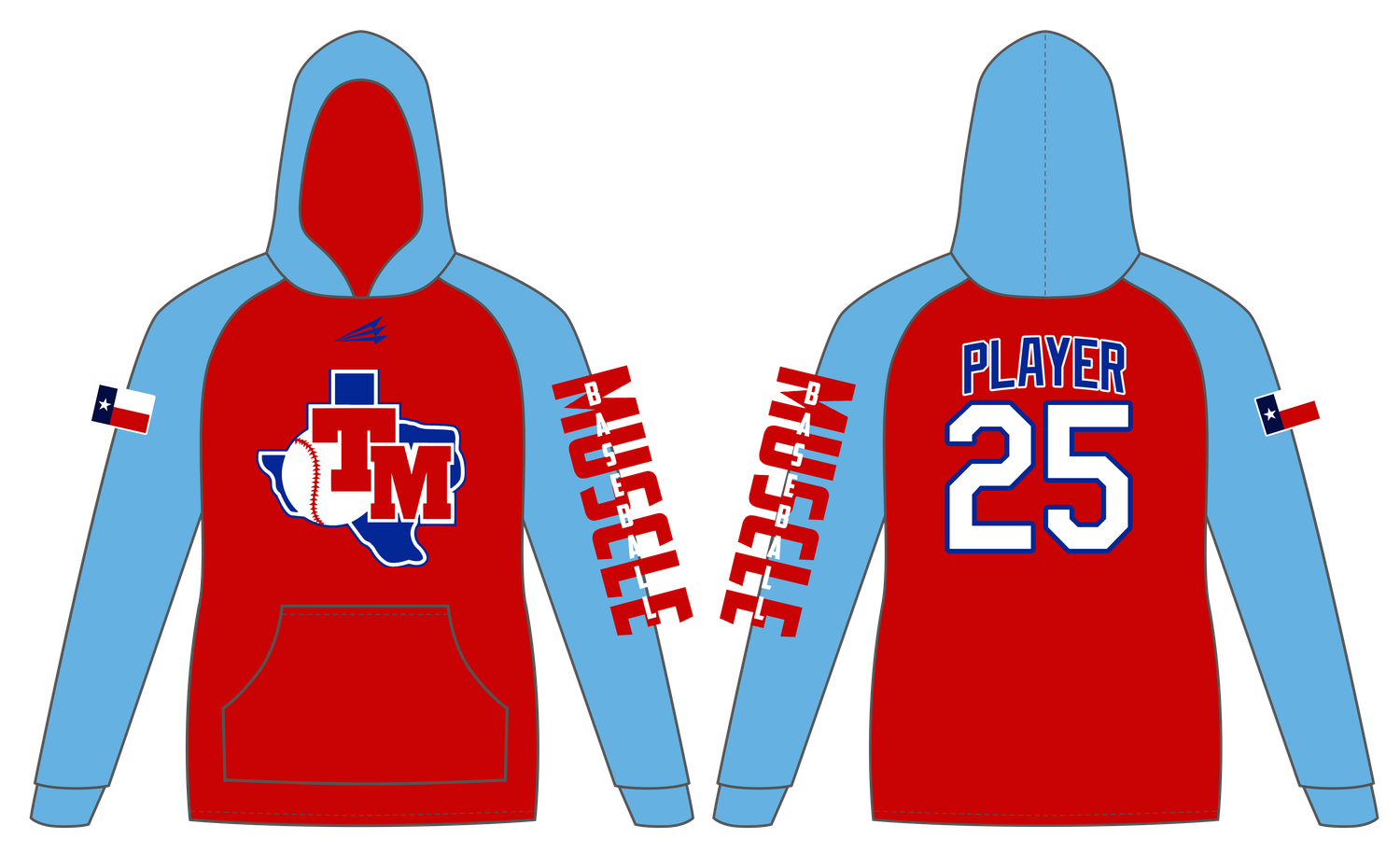 Texas Muscle Custom Vulcan Hoodie #VH1