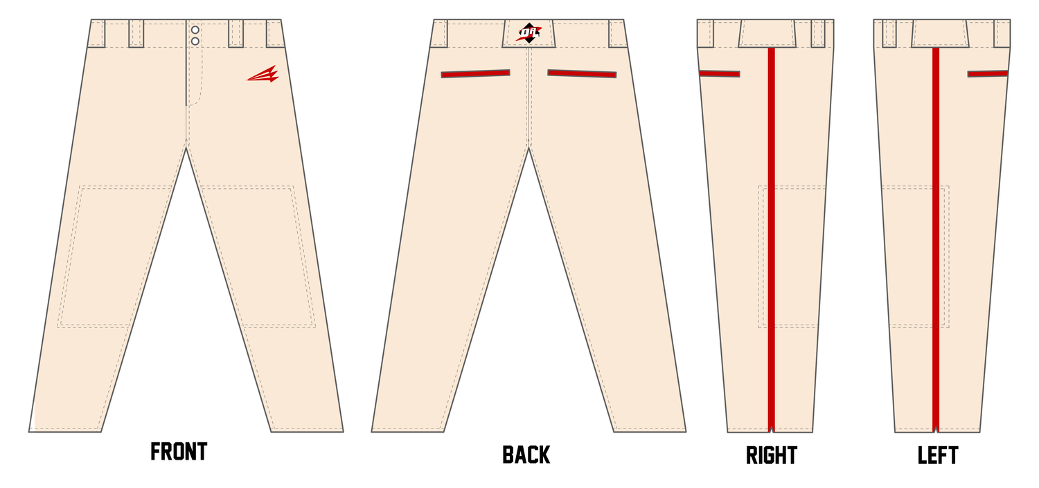 Diamond Athletics Custom Athletic Cut Baseball Pant #BP4B
