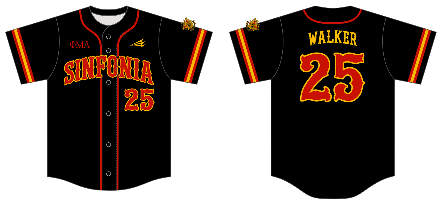 Phi Mu Alpha SInfonia Custom NanoDri Baseball Jersey #J1
