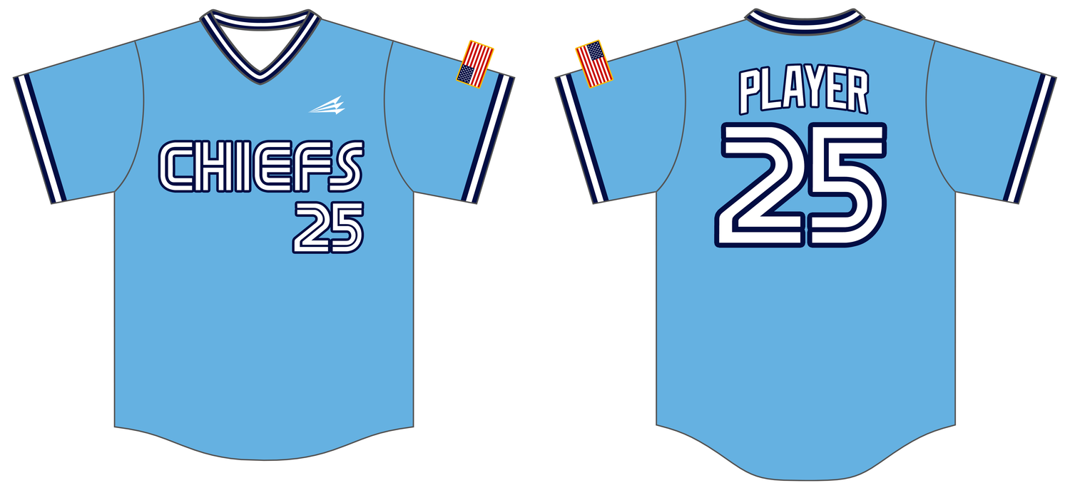 Syracuse MSBL Chiefs Custom NanoDri Baseball Jersey #J4B