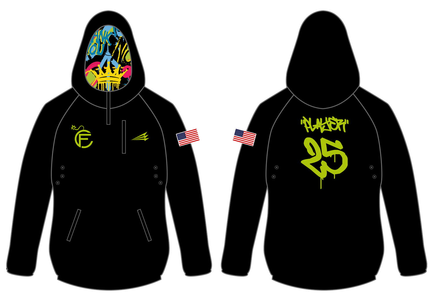 FC BombSquad Custom Gladiator Hoodie #GH1B