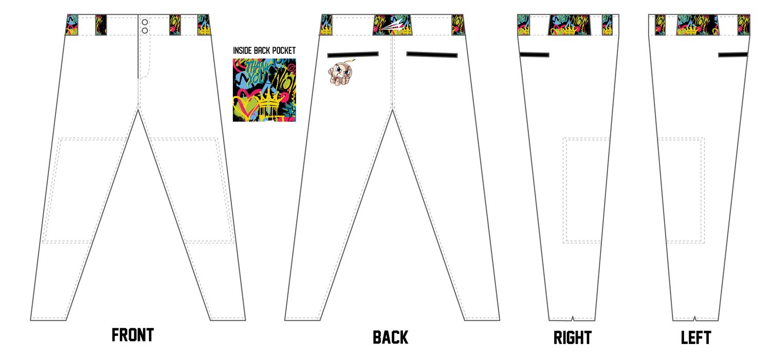 FC BombSquad Custom Athletic Baseball Pant #BP4G