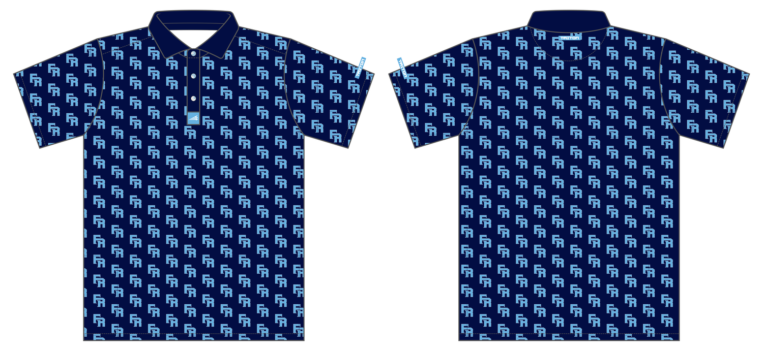 Frozen Rope Baseball Custom Stroker Golf Polo #GP2
