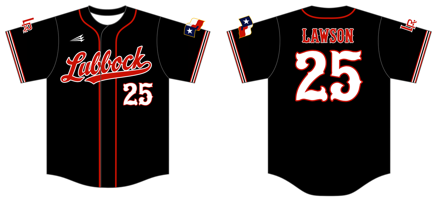 Lubbock Raiders Custom NanoDri Baseball Jersey #J63b
