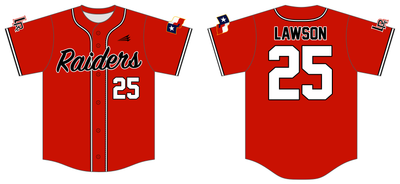 Lubbock Raiders Custom NanoDri Baseball Jersey #J62