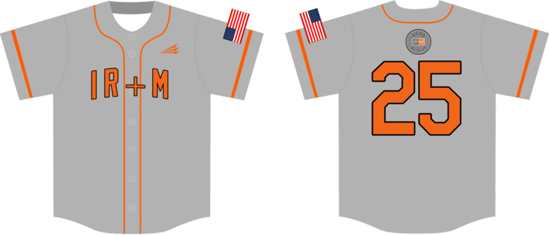 IR+M Custom NanoDri Baseball Jersey #1