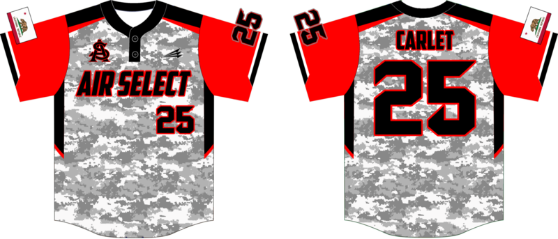 Team Air Select Custom HexaFlex Baseball Jersey #2F