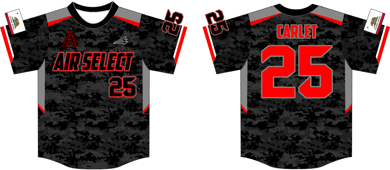 Team Air Select Custom HexaFlex Baseball Jersey #2G