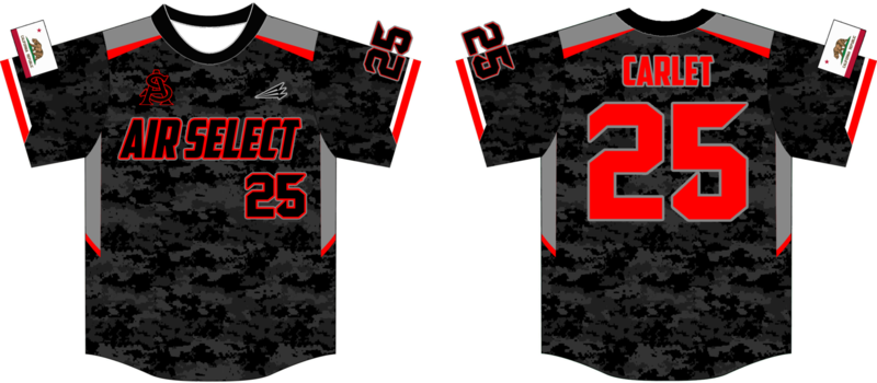 Team Air Select Custom HexaFlex Baseball Jersey #2G