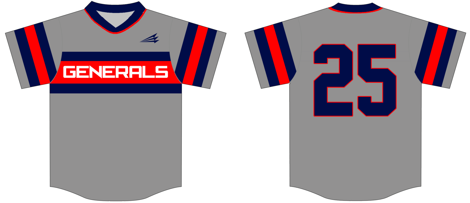 Kennesaw Generals NanoDri Custom Baseball Jersey #4B