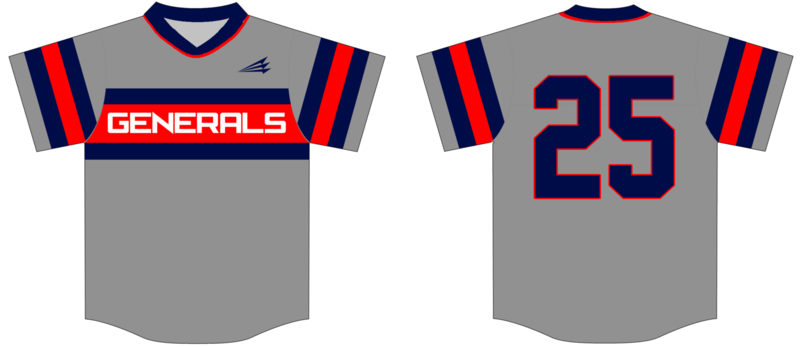 Kennesaw Generals NanoDri Custom Baseball Jersey #4B