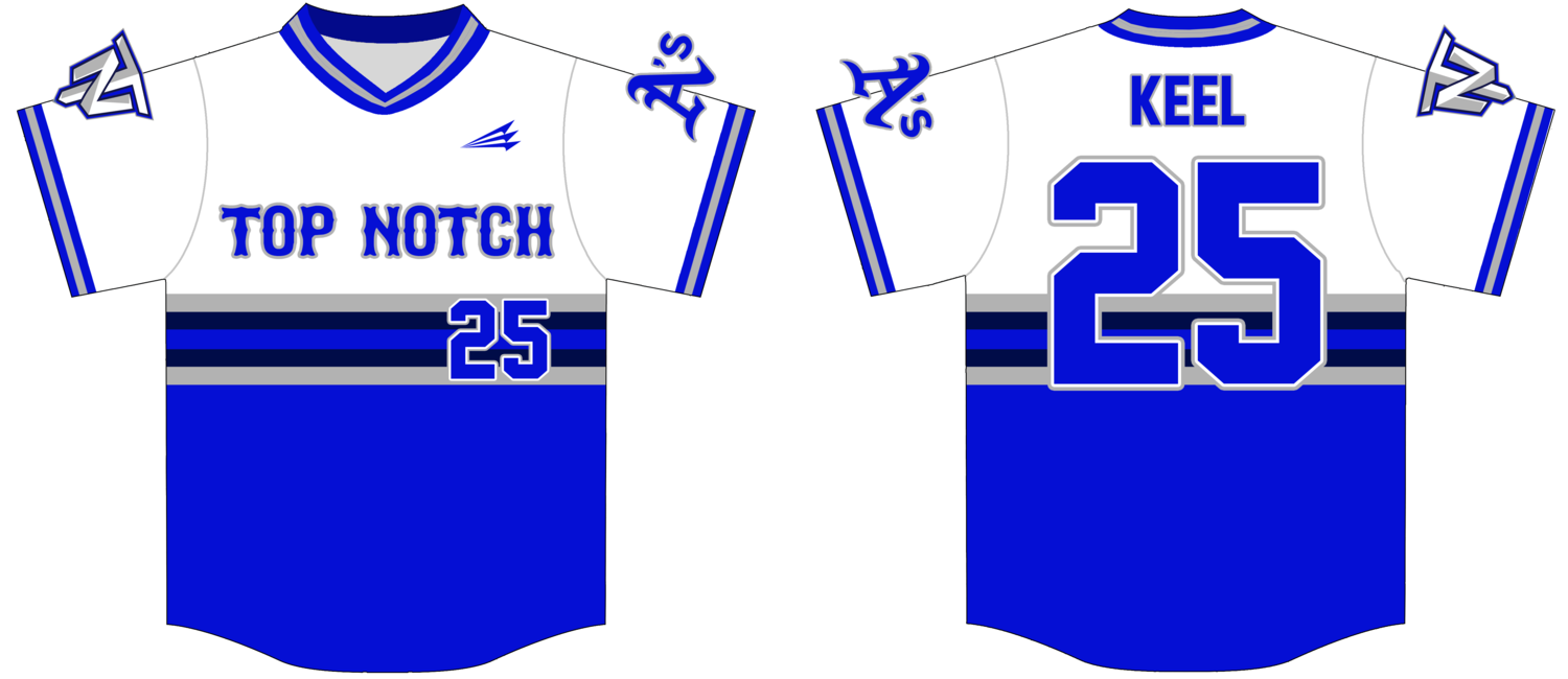Top Notch Athletics Custom Hexaflex Baseball Jersey #3B