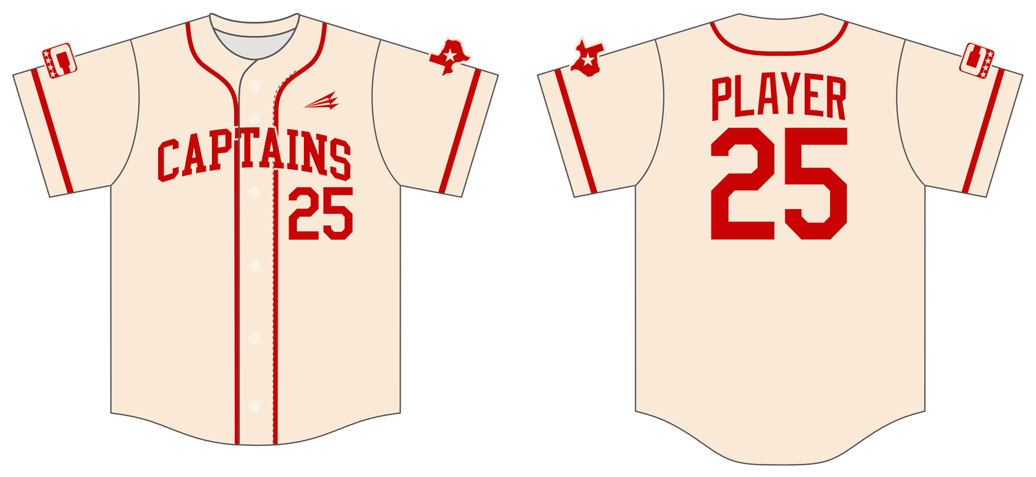 Lone Star Captains Custom HexaFlex Baseball Jersey #J2B