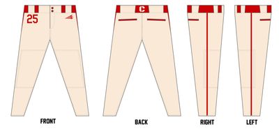 Lone Star Captains Custom Athletic Baseball Pant #BP2BA