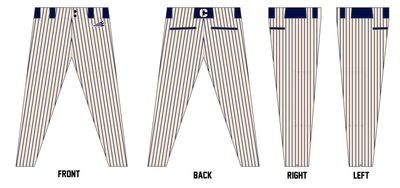 Lone Star Captains Custom Athletic Baseball Pant #BP3DA