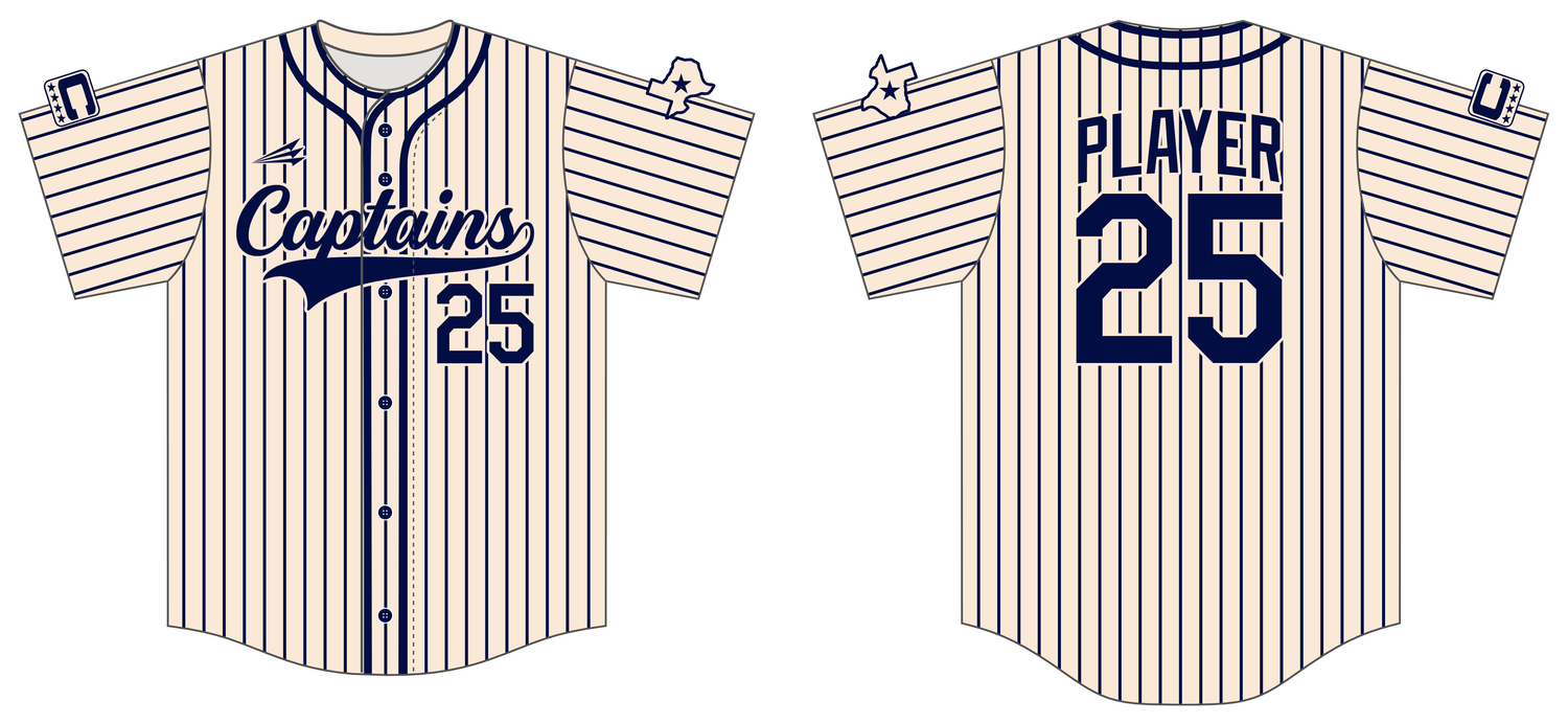 Lone Star Captains Custom HexaFlex Baseball Jersey #J3C
