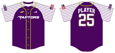 Manteno Raptors Custom NanoDri Baseball Jersey #J5B