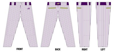 Manteno Raptors 12U Custom FIT Baseball Pant #BP5A