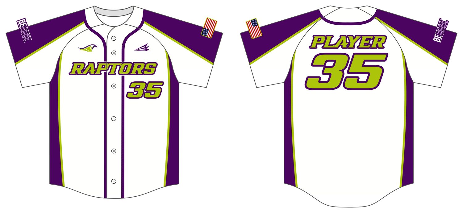 Manteno Raptors Custom NanoDri Baseball Jersey #J6
