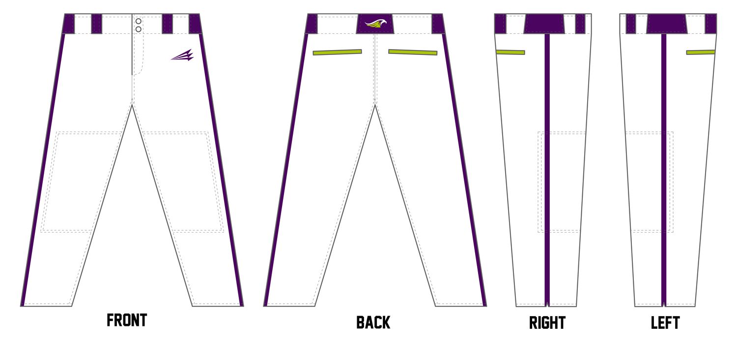 Manteno Raptors 12U Custom FIT Baseball Pant #BP6C