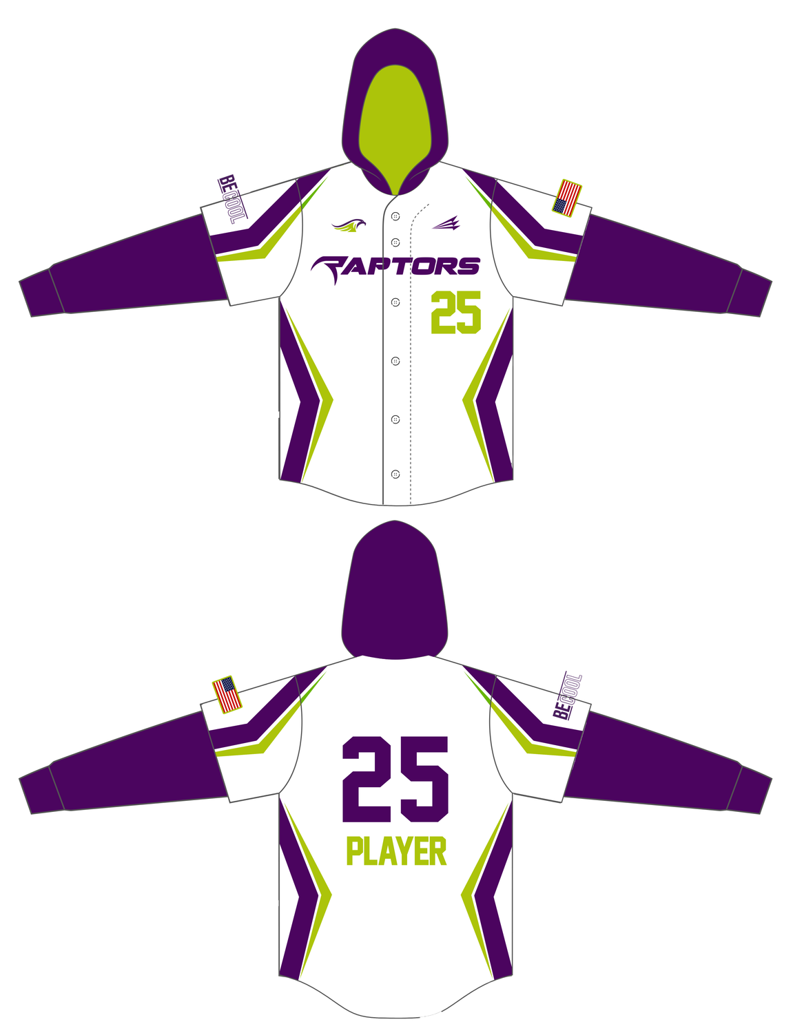 Manteno Raptors Custom Hoodzie #HZY5